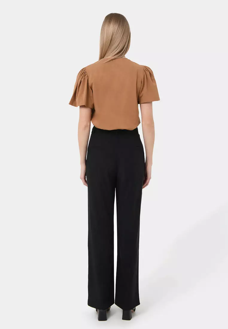 Cayla Gathered Sleeve Tee