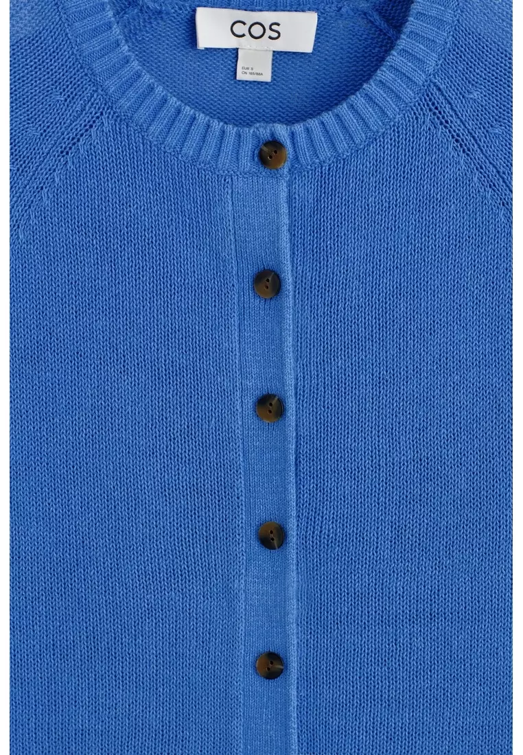 KNITTED LINEN CARDIGAN