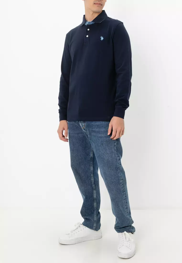 Lyle Helbow Patch Polo Shirt