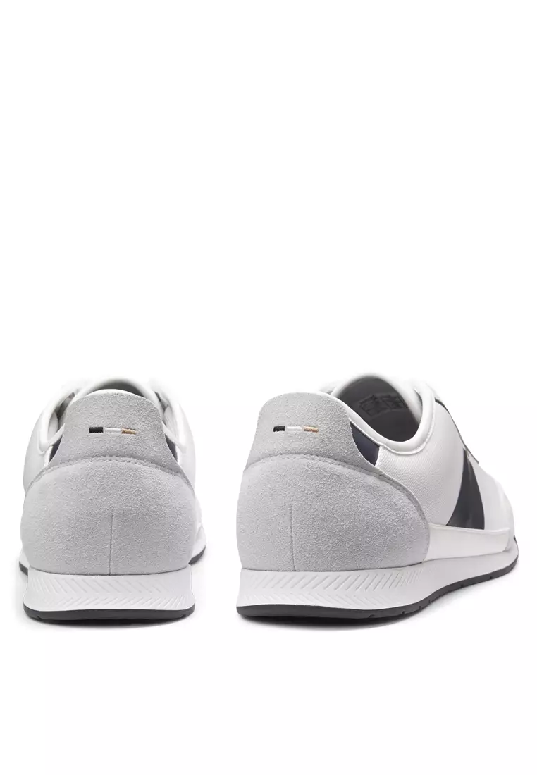 Structured Trims Low Top Trainers - BOSS Mainline
