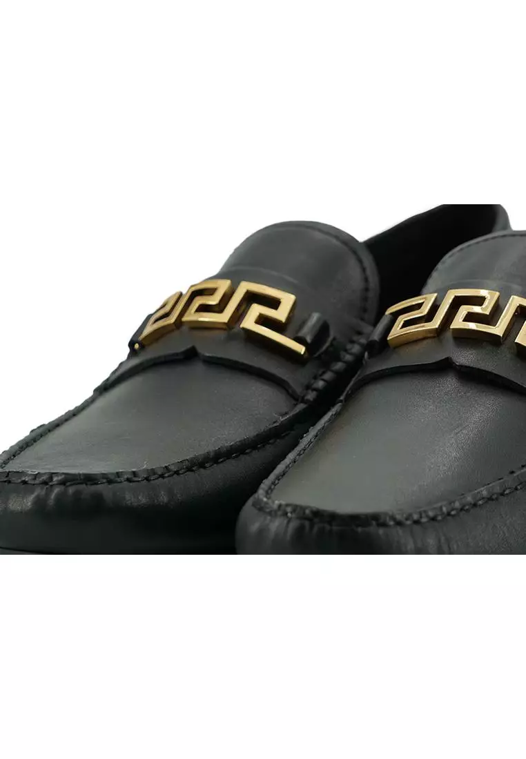 Gold discount versace loafers