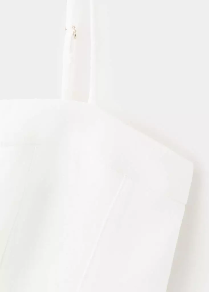 100% Linen Dress With Stitching Detail