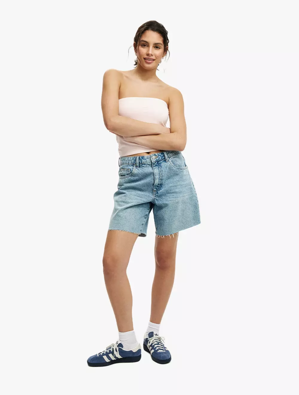 Cotton On -  Pakaian Luxury  - All Day Tube Top - Flossy Pink