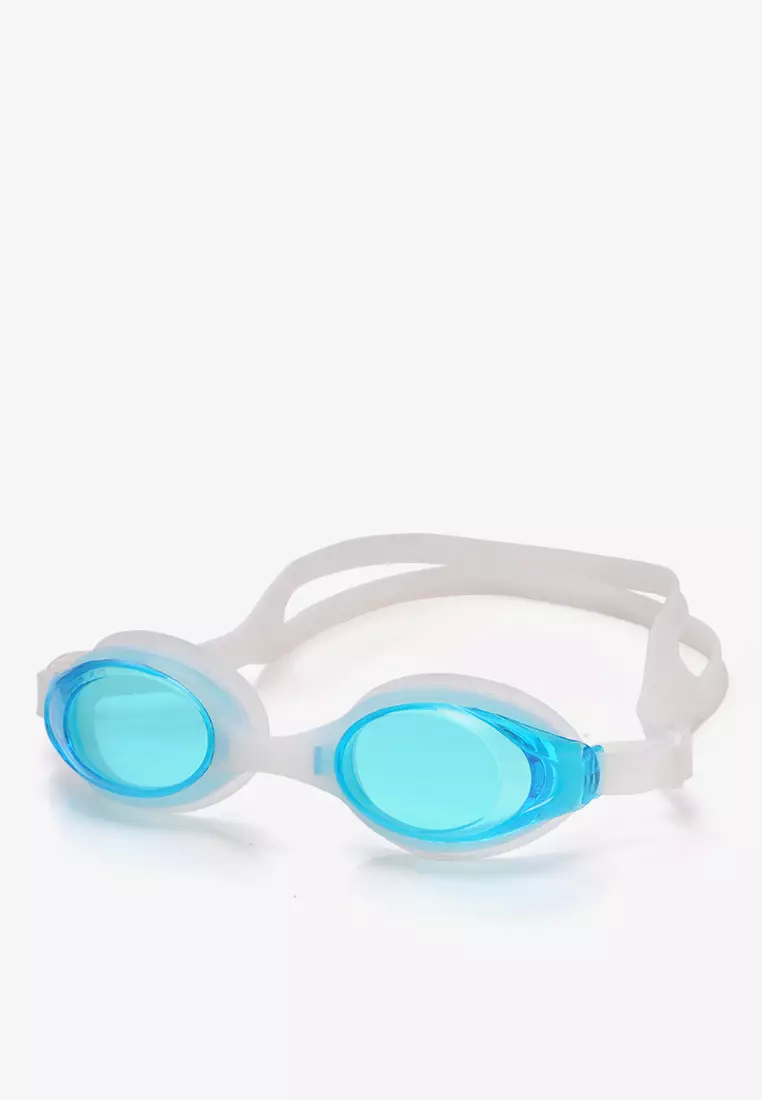 High Quality Silicone Solid Swim Cap - Blue