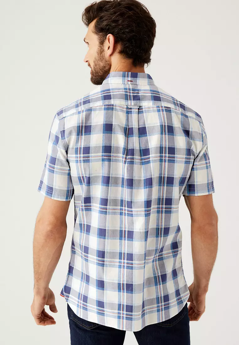Pure Cotton Check Shirt