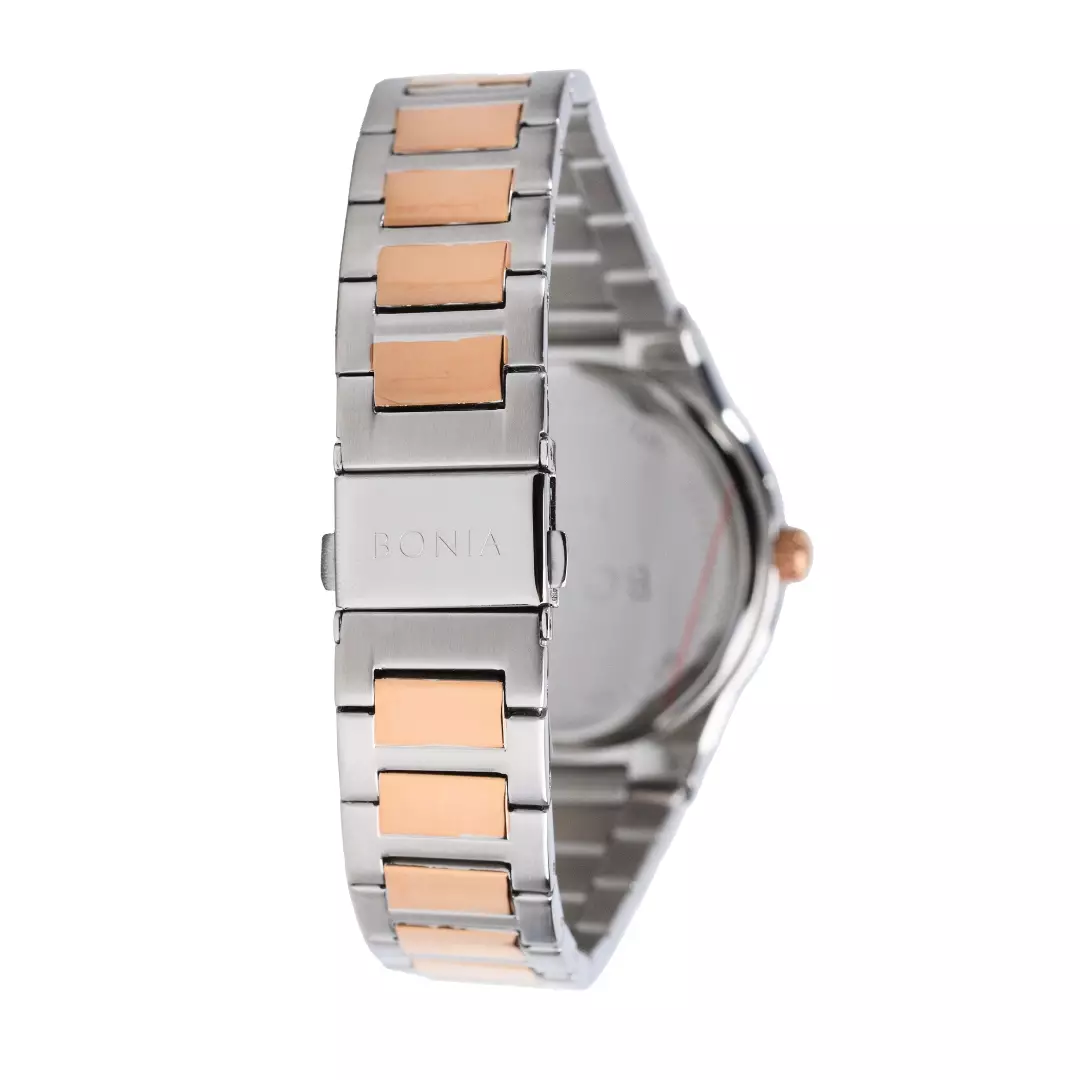 Jam Tangan Pria BONIA 2Tone Rosegold BR192-1612 Original