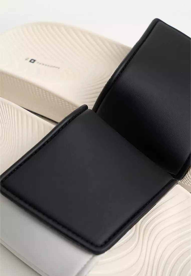 Men's Slides with Two-Toned Soft Insole