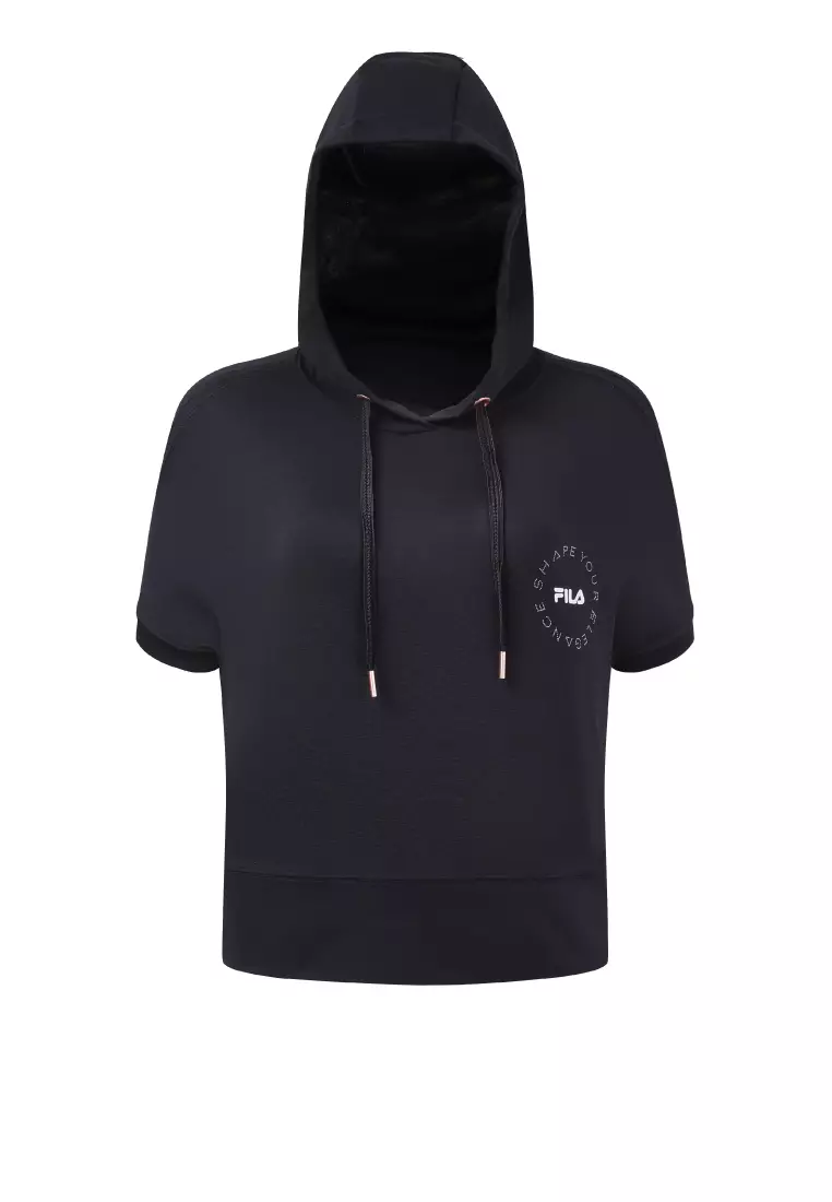Fila short sleeve hoodie hot sale