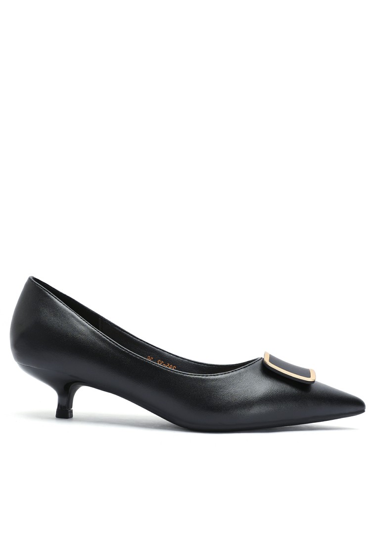3.5CM Pointed Square Buckle Pumps 295-65