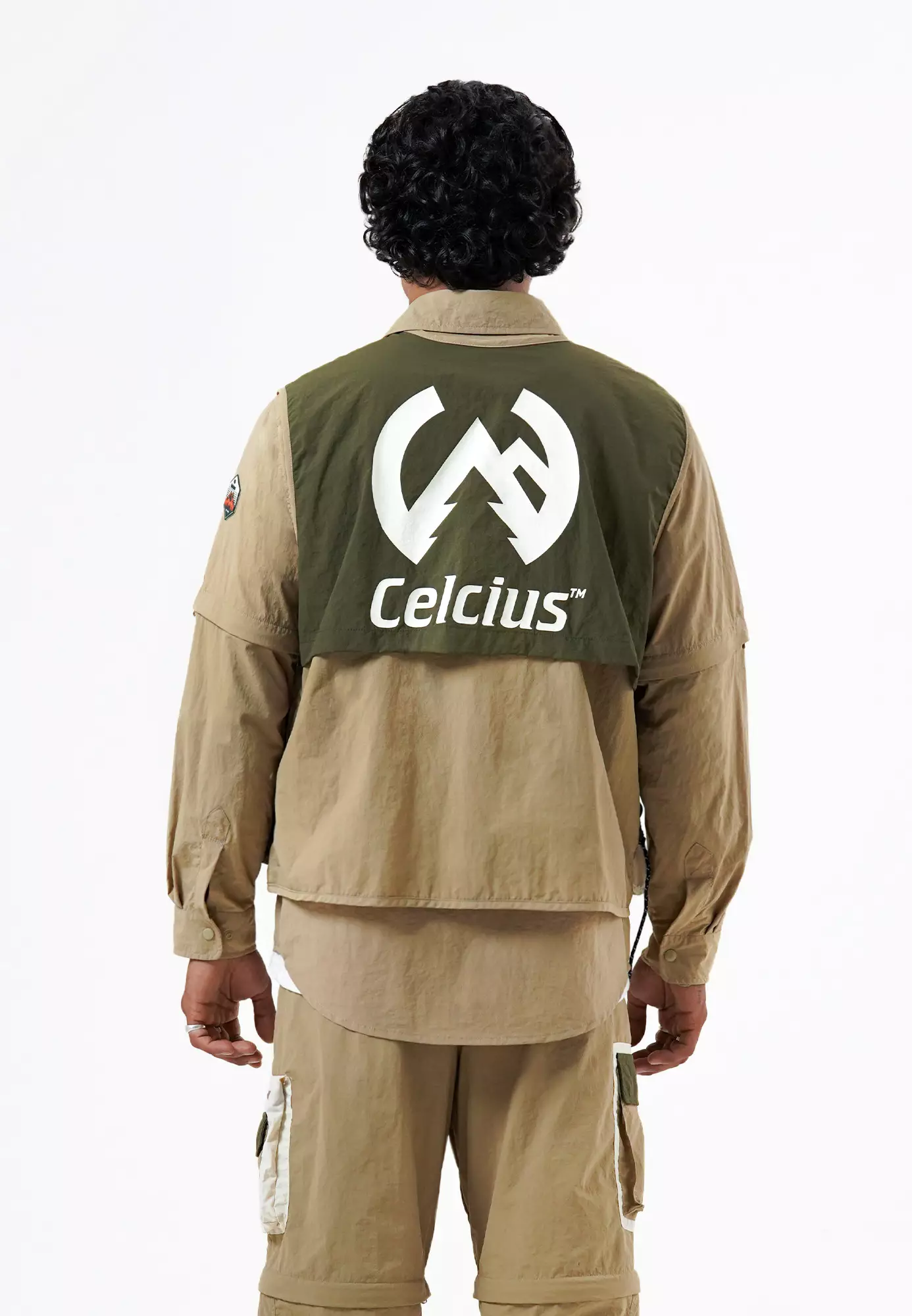 CELCIUS Casual Off Grid Convertible Kemeja Vest L03000550C Khaki