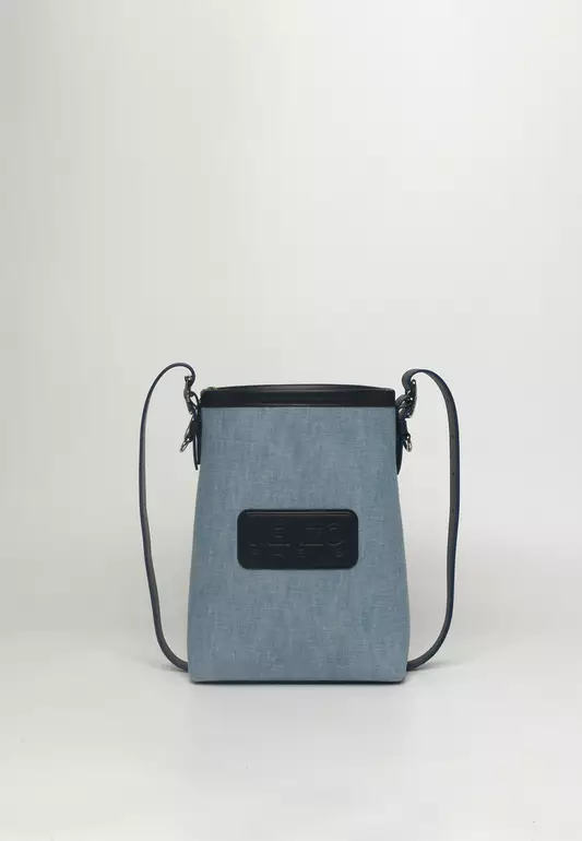 Kenzo 18 Denim And Leather Bucket Bag Bucket bag/Crossbody bag