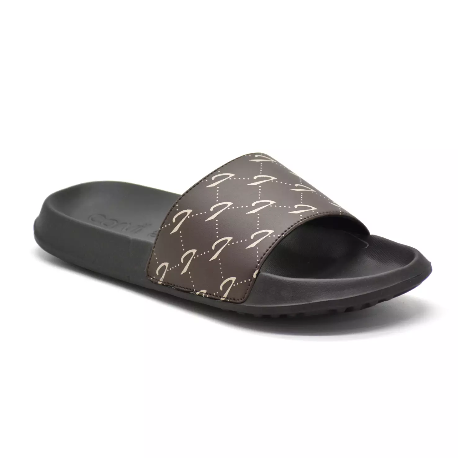 Carvil Sandal Slider Pria Getafe-SS Brown