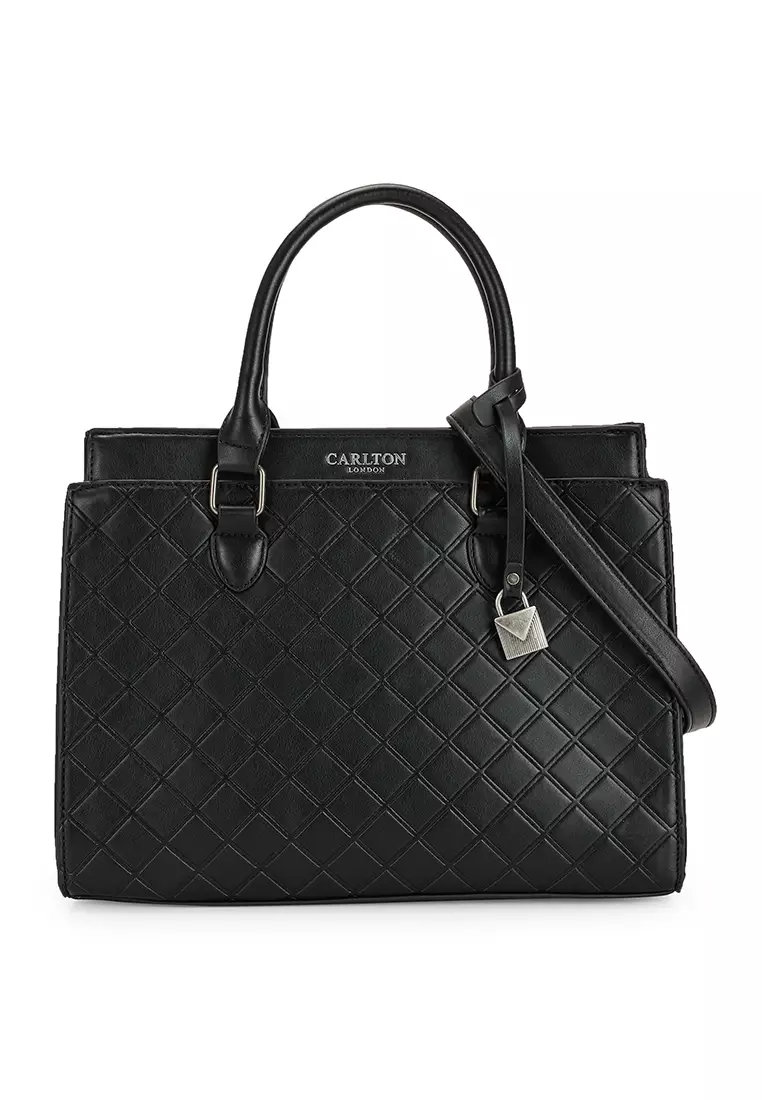 Buy Carlton London Faux Leather Top-Handle Bag 2024 Online | ZALORA ...