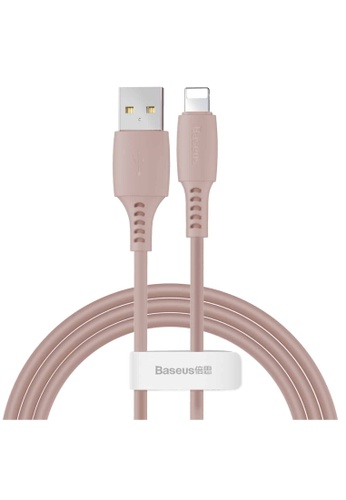 BASEUS Baseus Colourful Lightning Cable for iPhone 2.4A 1.2M Pink 95BF1ES0914352GS_1