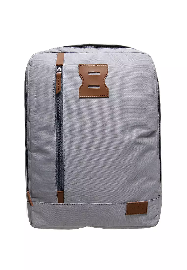 Jual NAOKI NAOKI by Mayonette Nethan Backpack Grey Original 2024