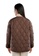 London Rag brown Chocolate Quilted Button-Up Puffer Jacket 21FC1AA525556AGS_3