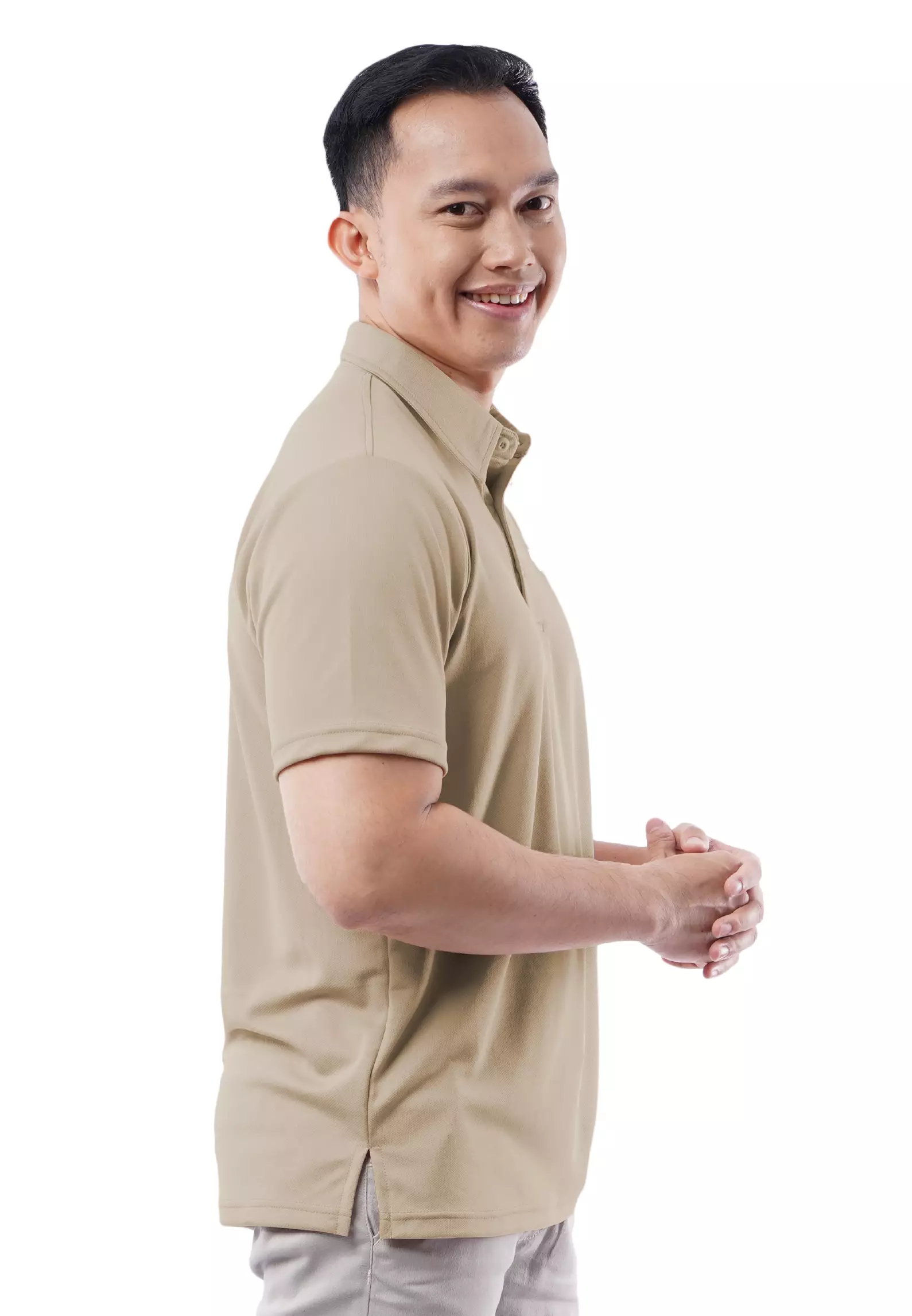 Tiento Pakaian Olahraga Golf Pria Polo Dry Fit Men Coksu