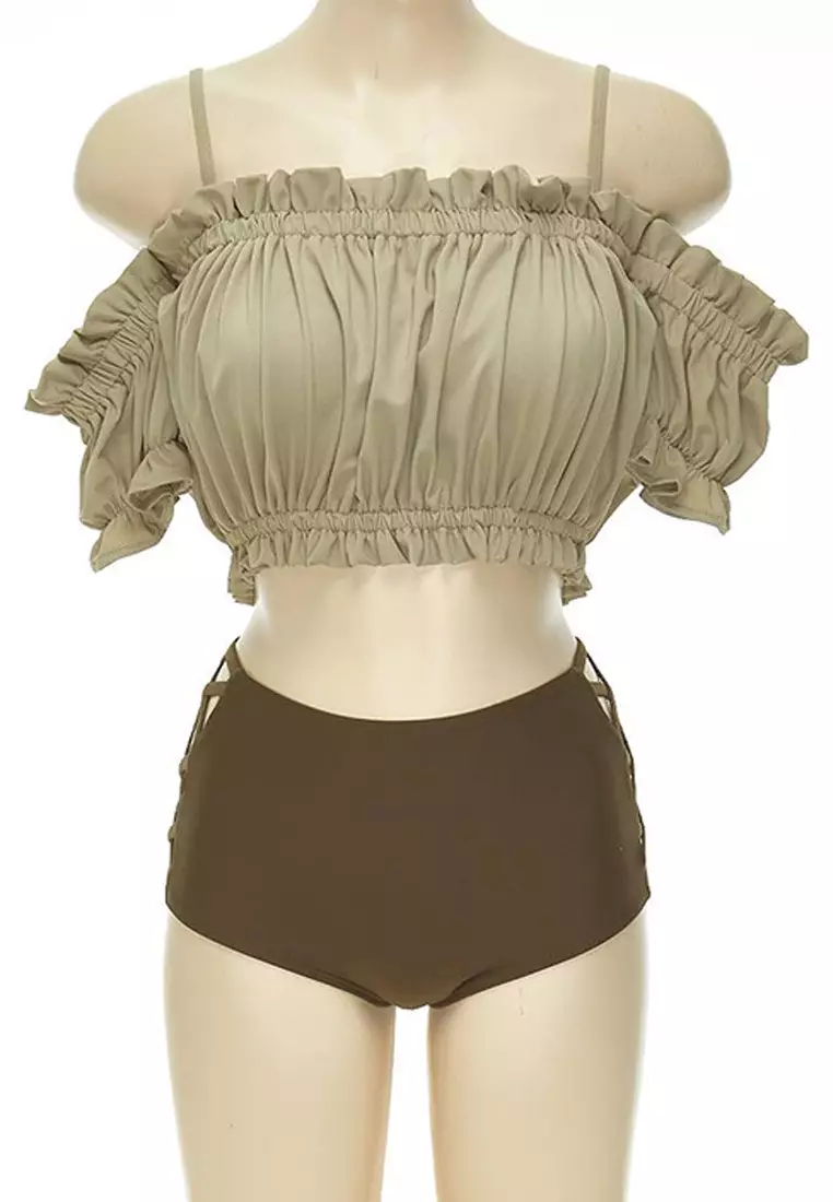 Off Shoulder Swimsuit Bikini