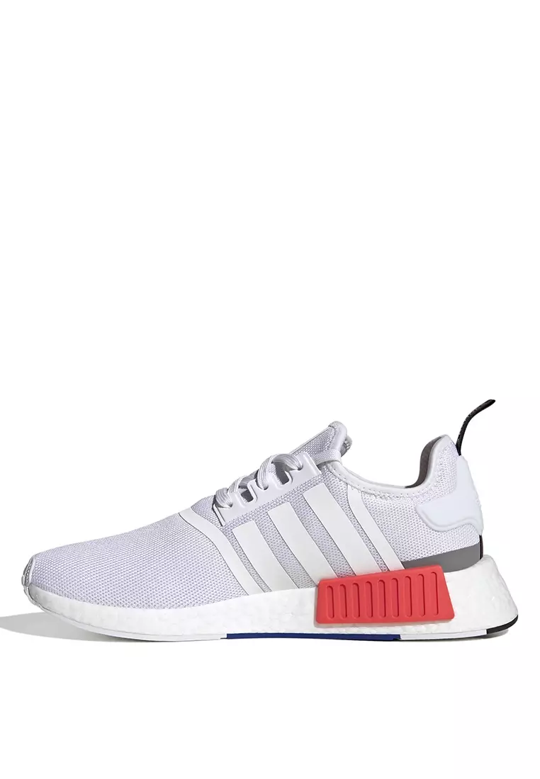 Adidas nmd r1 grey red sale