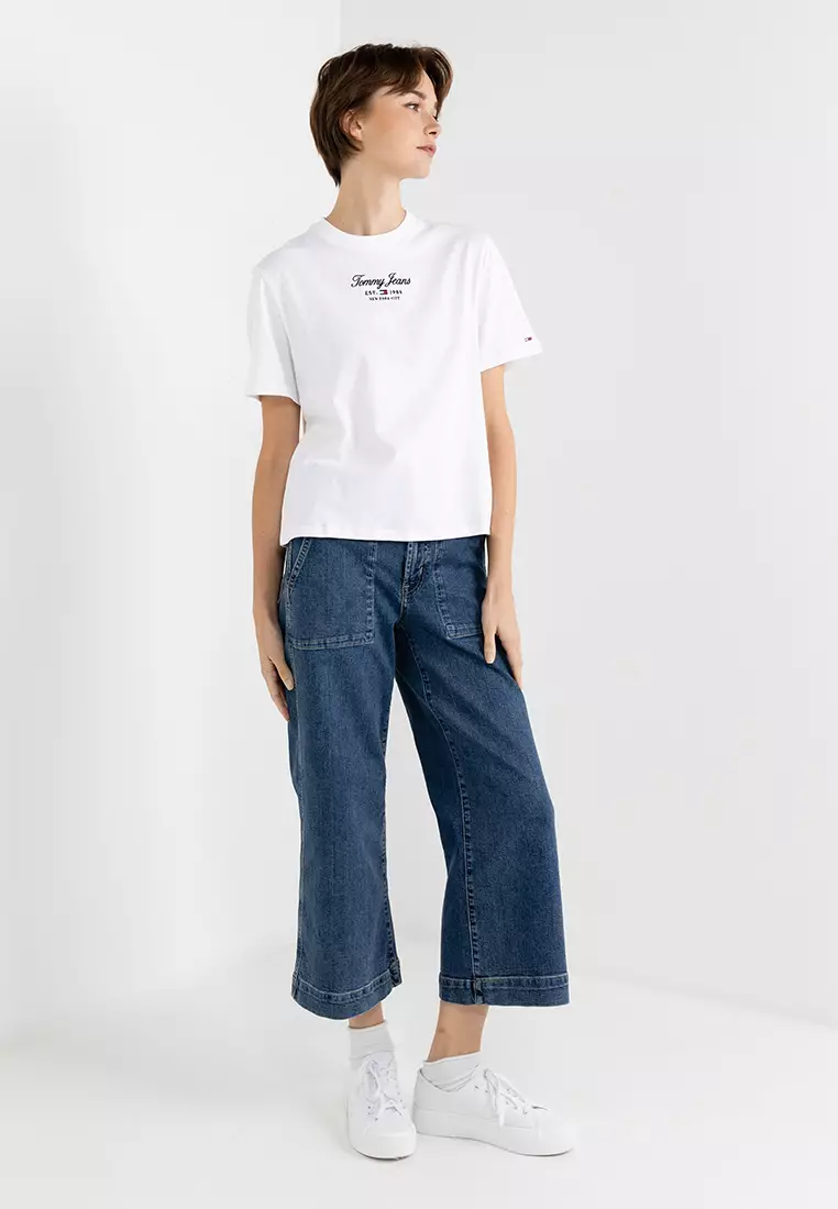 Buy Tommy Hilfiger Essential Logo T-Shirt - Tommy Jeans 2024 Online ...