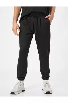 Mens jogger discount pants with zippers