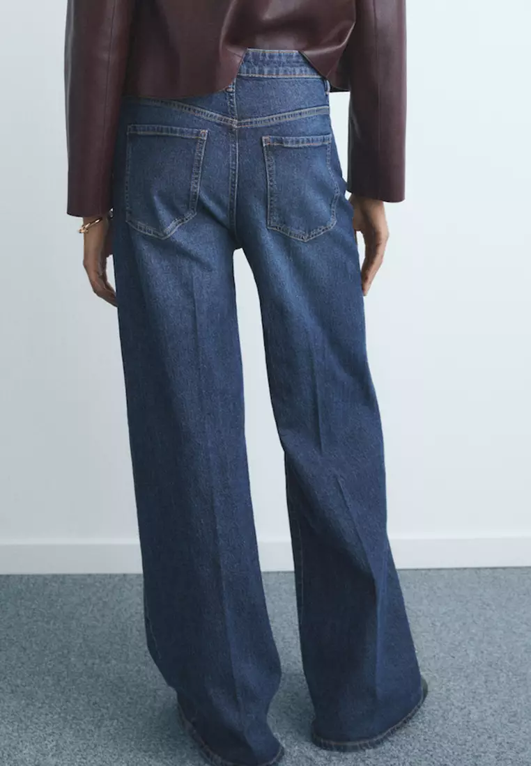 High-Waisted Wide-Leg Jeans