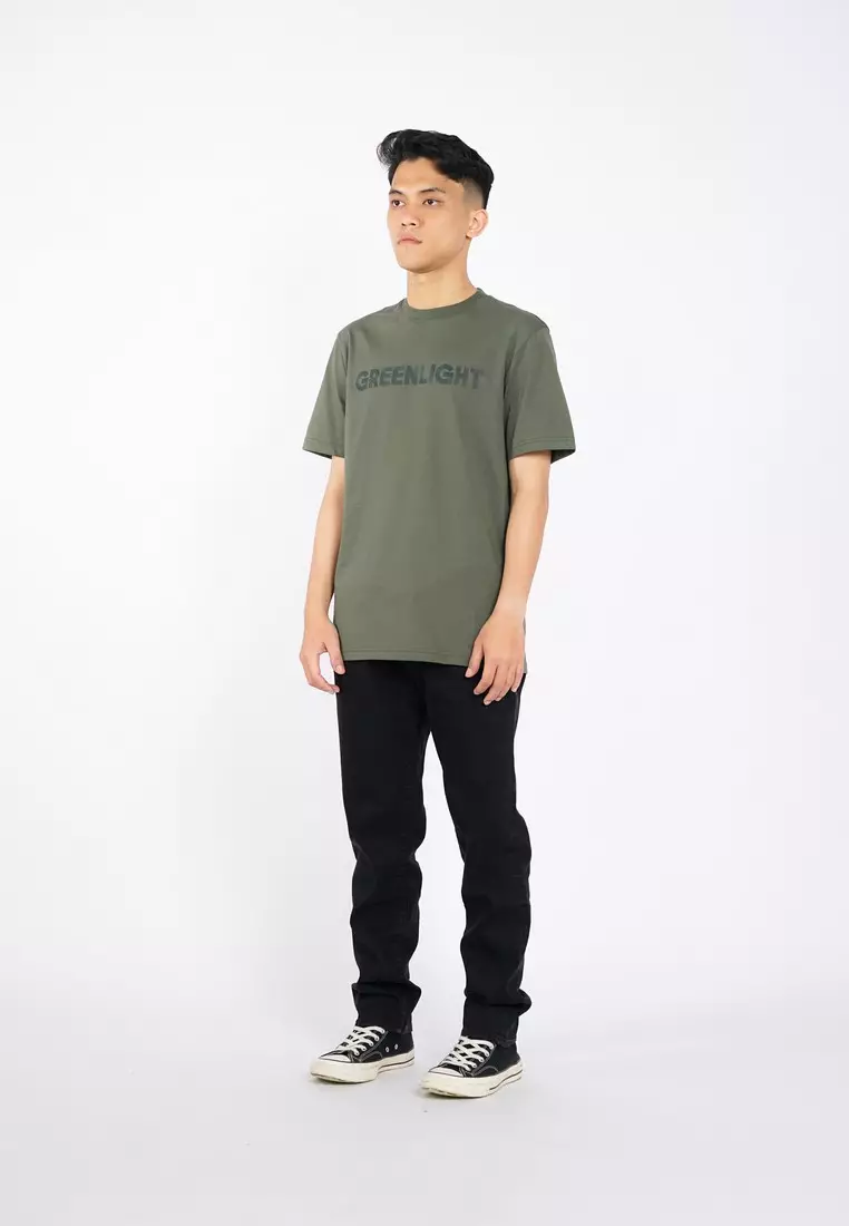 Greenlight Men's T-Shirt Short Sleeve Regular Fit Cotton Deco C100625