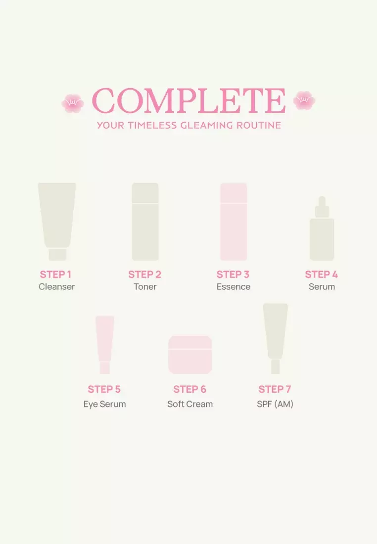 LUMI Peony Collection (Essence + Eye Serum + Moisturiser) (EXP: 01/2027)