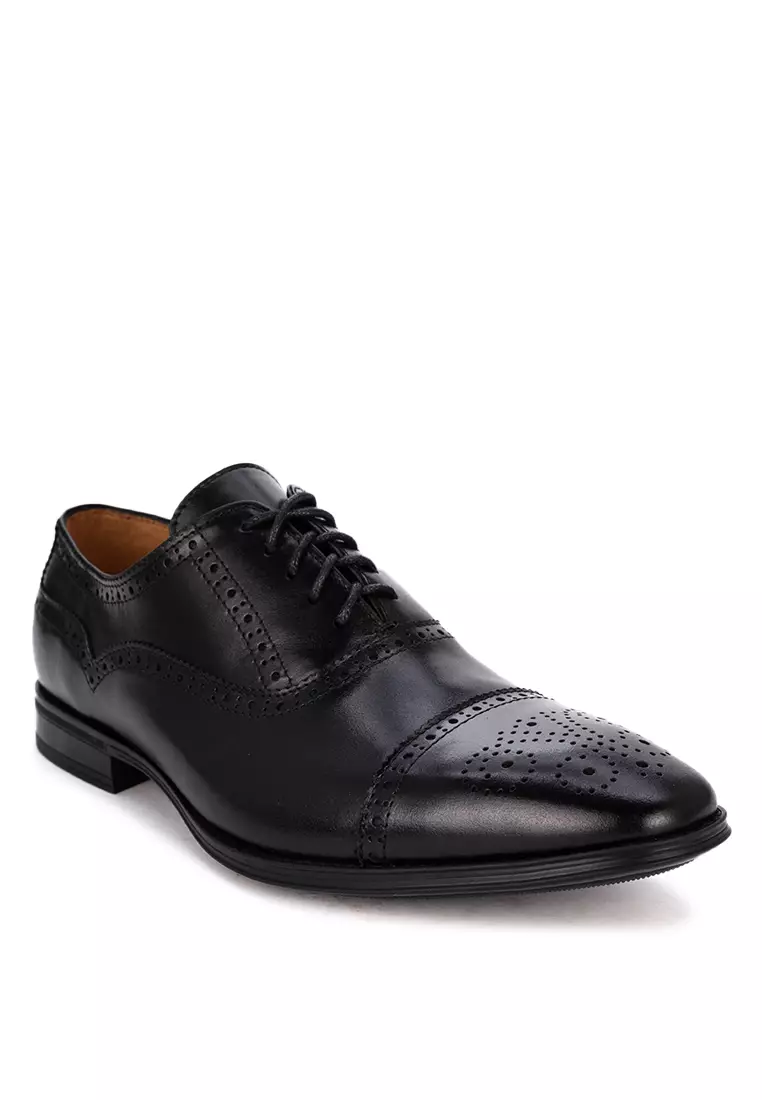 Discount on Bristol Shoes  shoes - SKU: Barrington Black Captoe Oxford