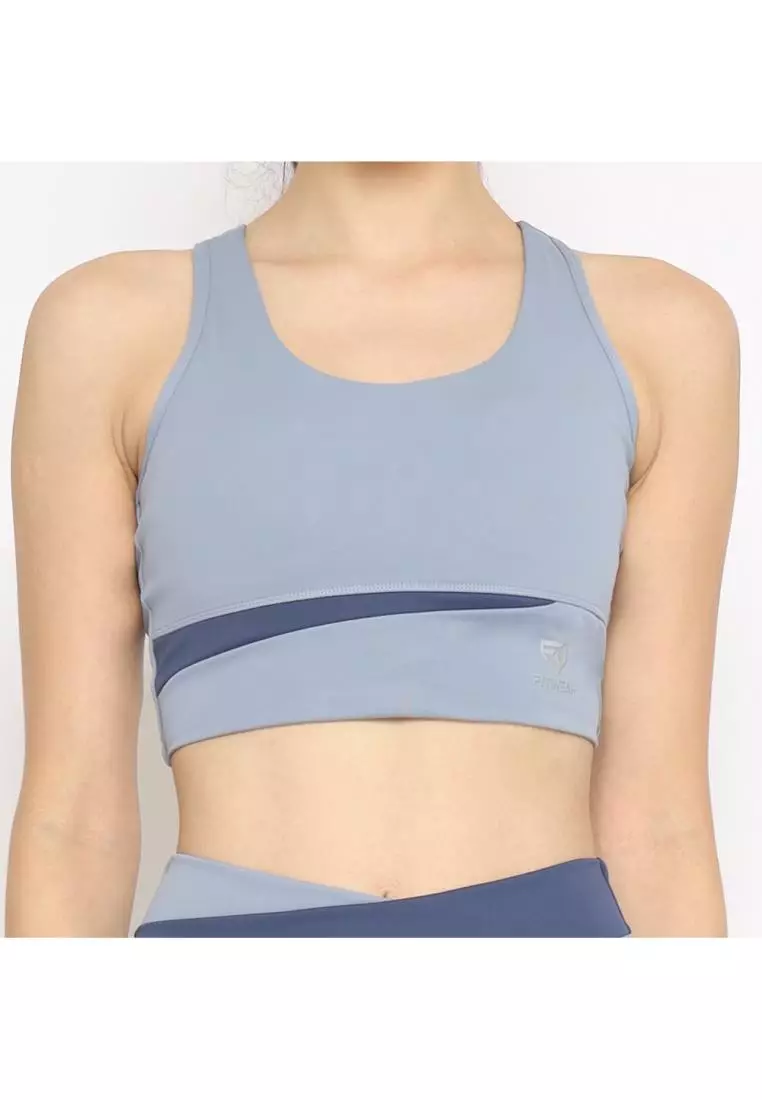 Fitwear - Sportbra Olahraga Wanita HERIN BRA 2TONE SEAMLESS - NAVY BLUE