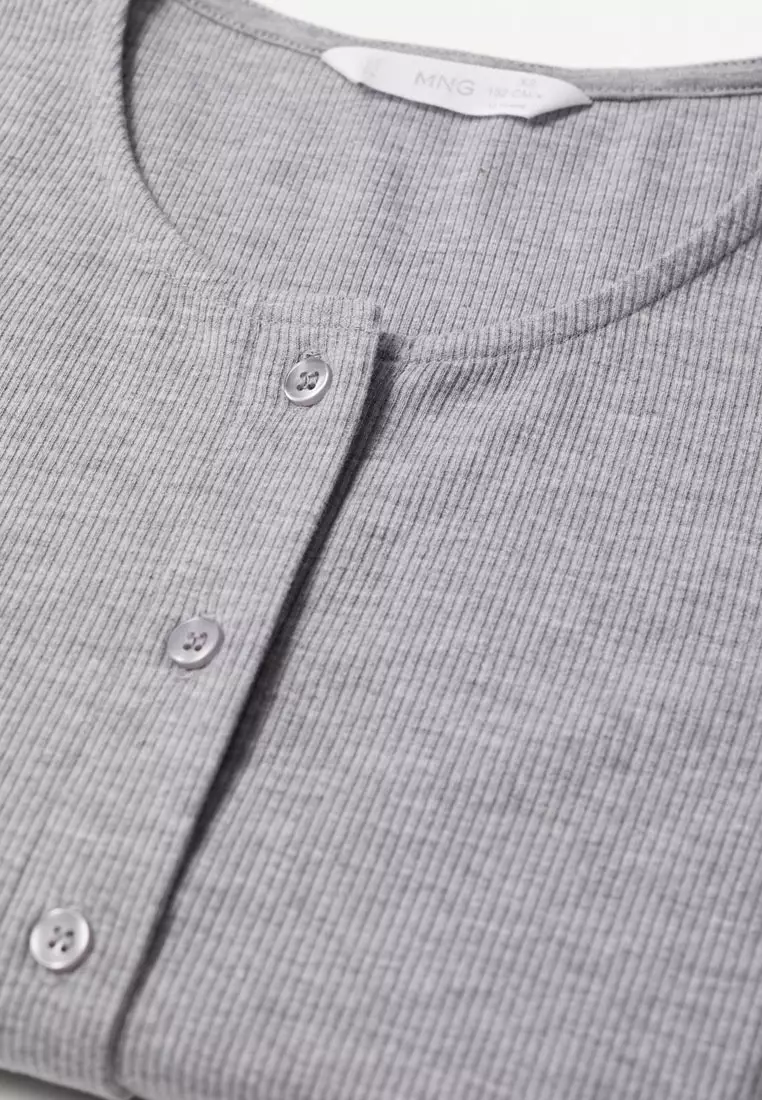 Teens Ribbed Long-Sleeved T-Shirt