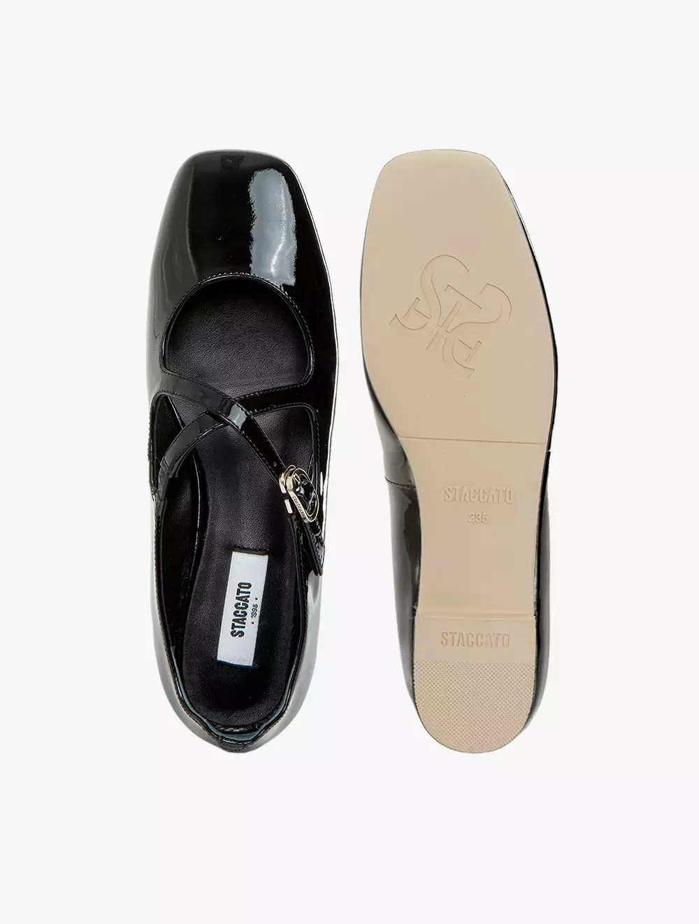 Staccato Women's BR052-005 Flats - Black