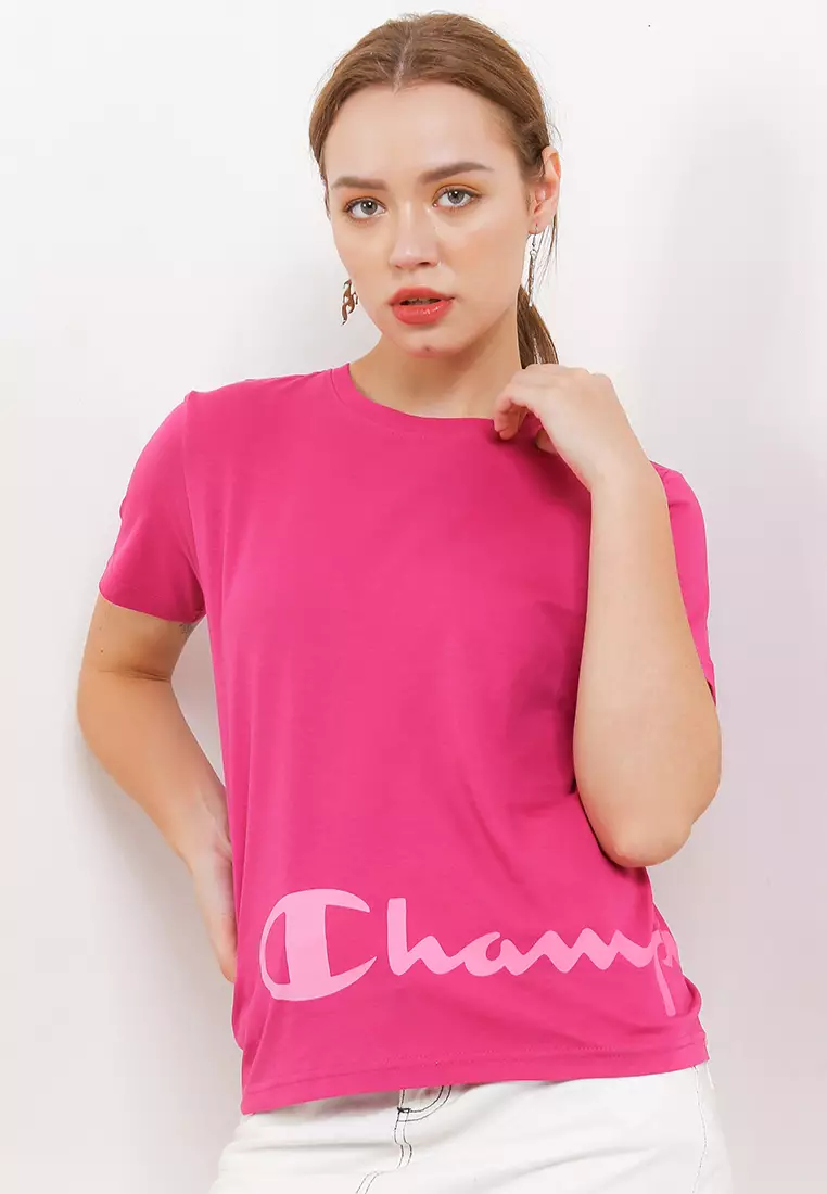 Hot pink outlet champion shirt