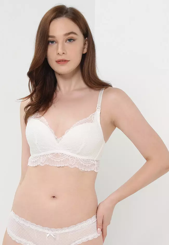 Cotton Adjustable Non-Wired Bra Small Cup Soft Push-up Non