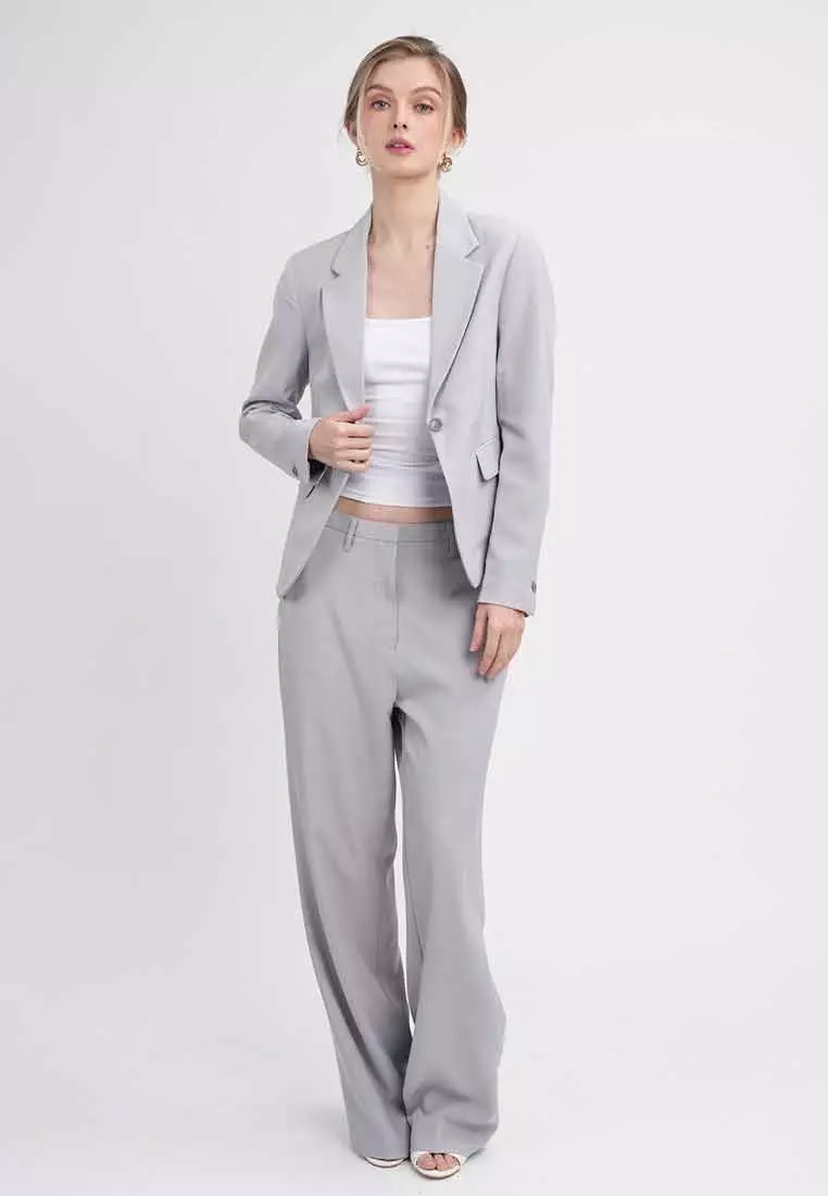 Naya Classic Wide-Leg Trousers