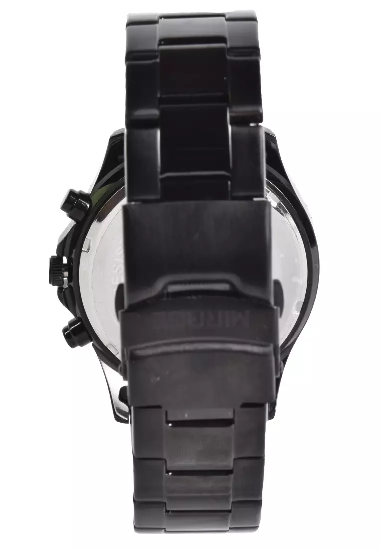 Mirage - Jam Tangan Pria - Black - Stainless Steel - 8601-B