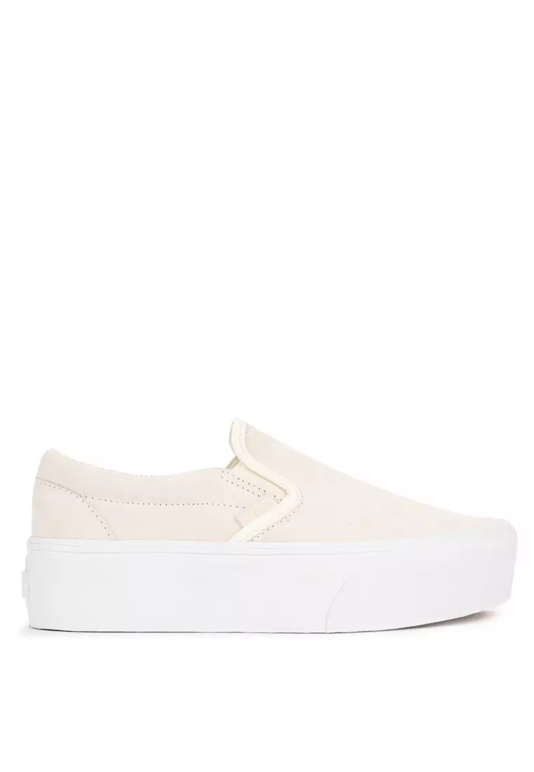 Vanilla cream slip on vans 2025