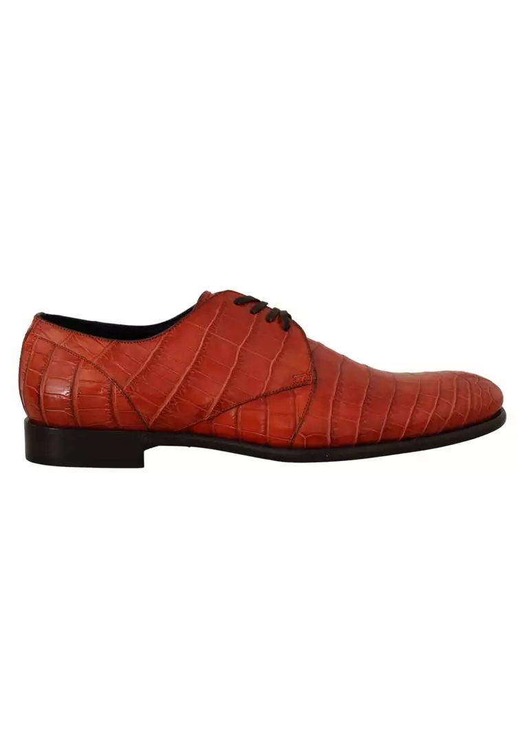 Mens orange leather deals dress shoes