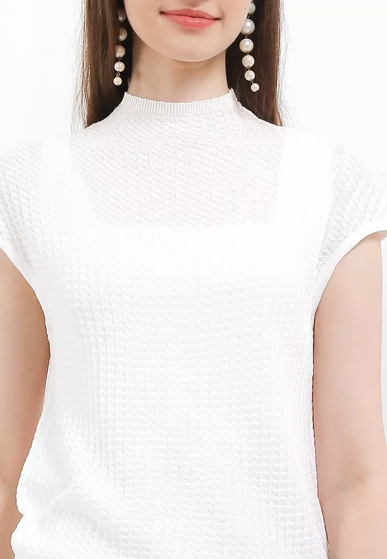 Textured Knit Blouse