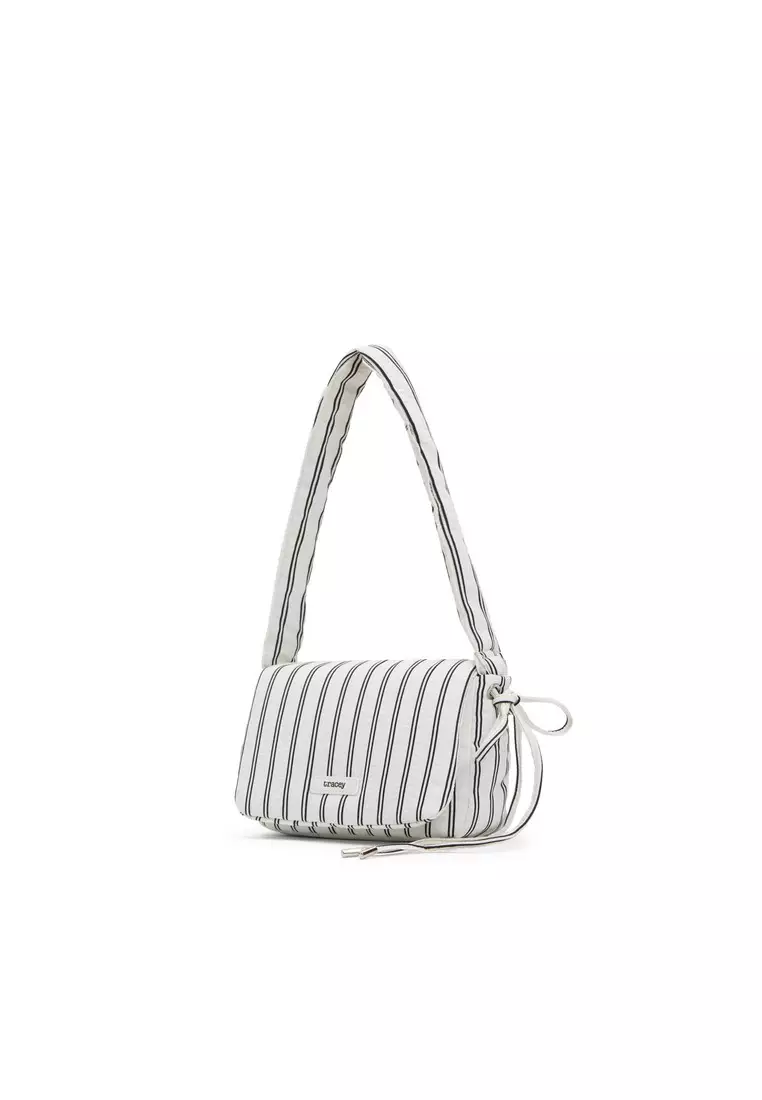 Tracey Puffy Plush Bow Crossbody