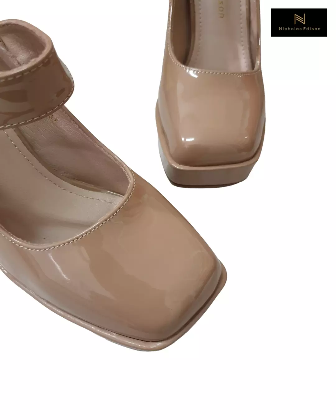 Nicholas Edison Heel Nova Beige