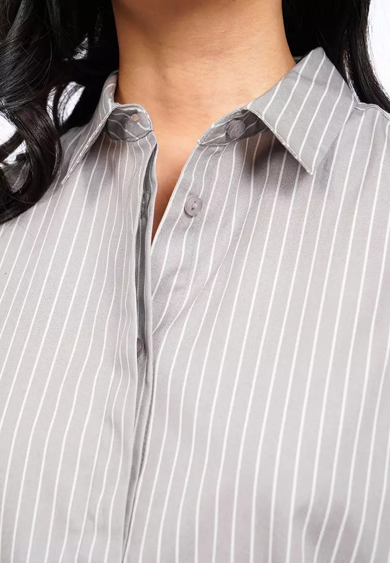 Sleeveless Stripes Shirt