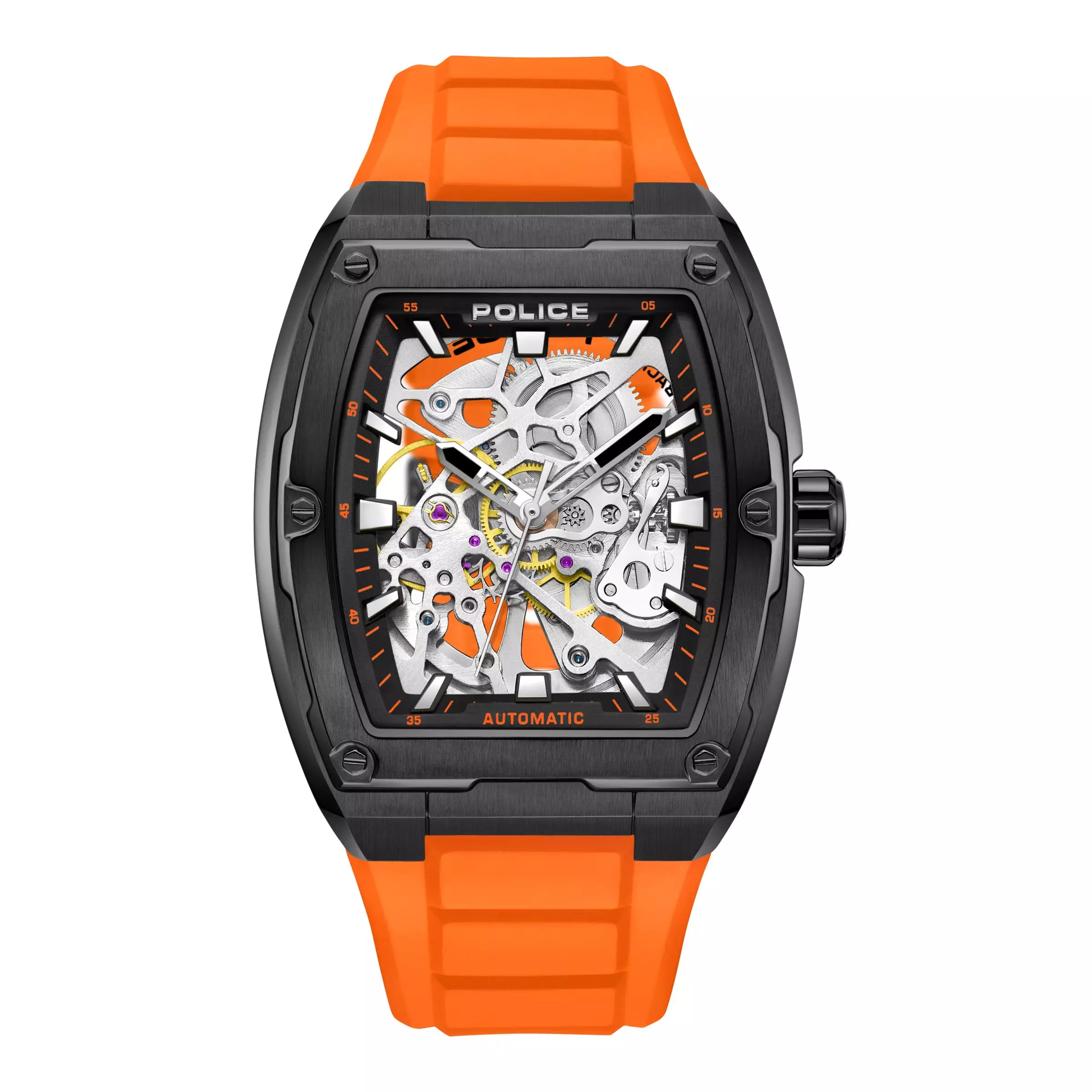 Jam Tangan Pria POLICE SKELETOR PEWJR0005901 Original