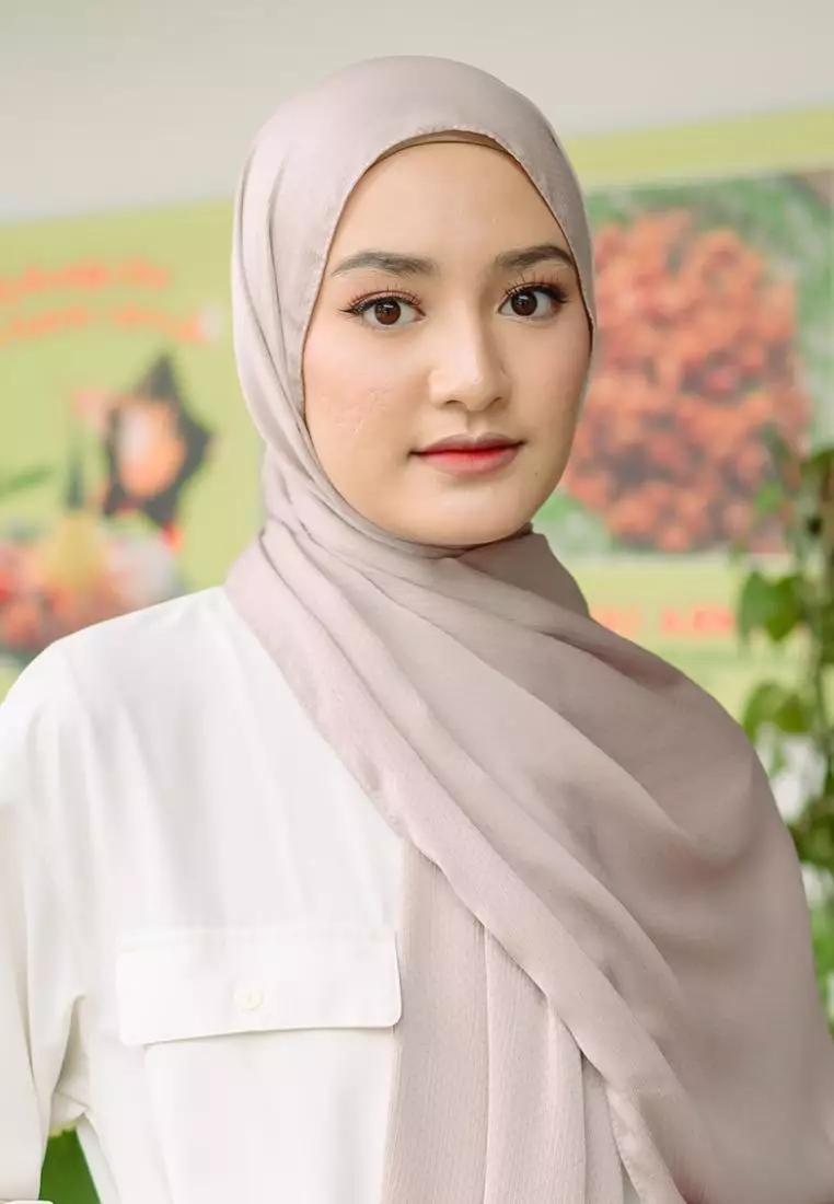 Asha Shawl (Pashmina Silk) Nude Cream