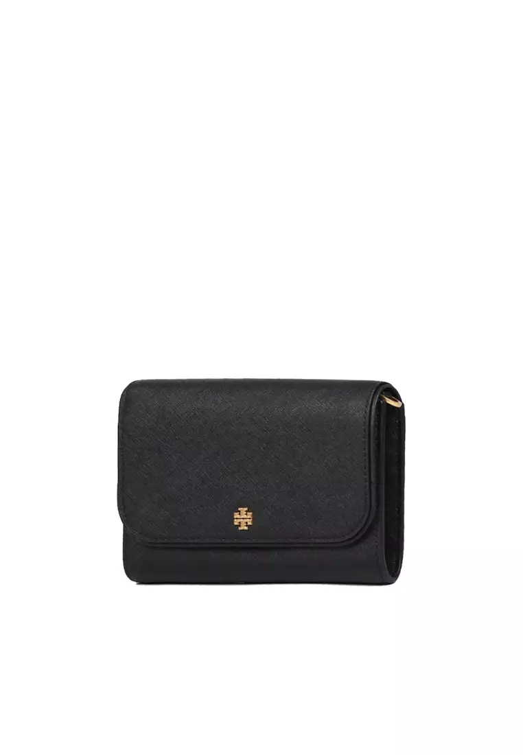 Tory Burch 136093 Emerson Chain Wallet In Black