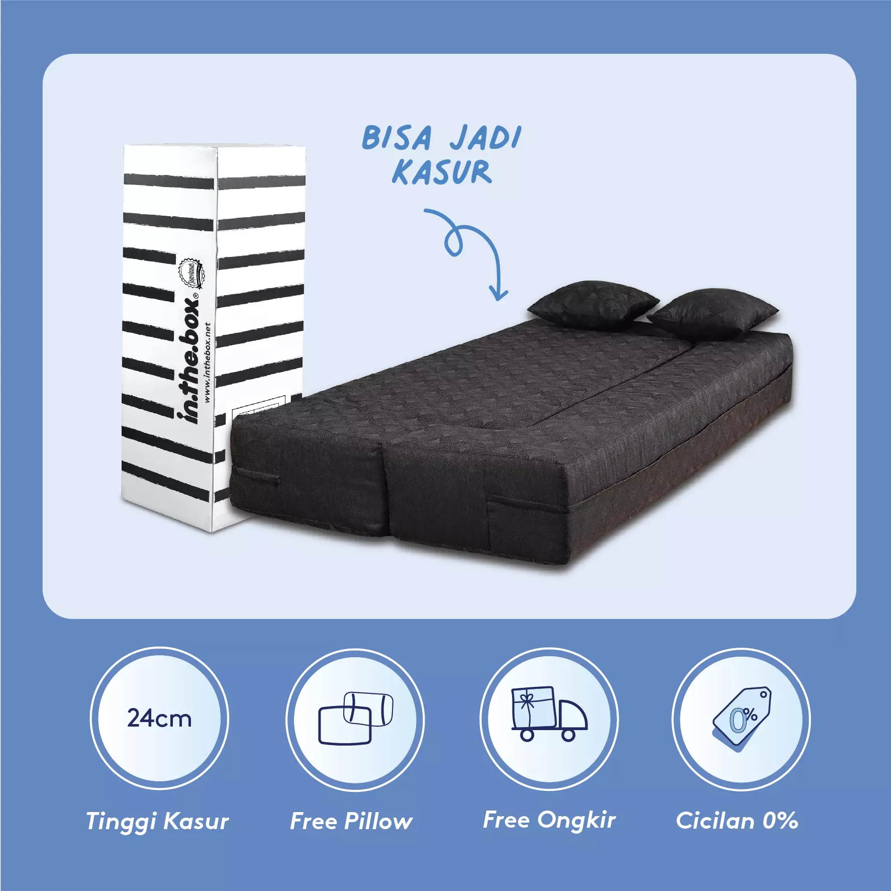 Jual in.the.box Sofabed INTHEBOX Sofa Bed Minimalis Original
