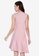 ZALORA WORK pink Asymmetric Hem Mini Dress 1385DAA455989AGS_2