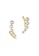 Kings Collection gold Asymmetric Faux Pearl Earrings KJEA20112 94D1EACEB8D30DGS_1