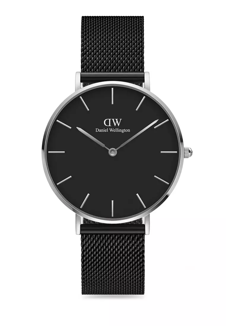 Classic Ashfield Black 36mm Watch Mesh starp Black dial Sliver jam tangan lelaki jam tangan lelaki Watch for women and men DW