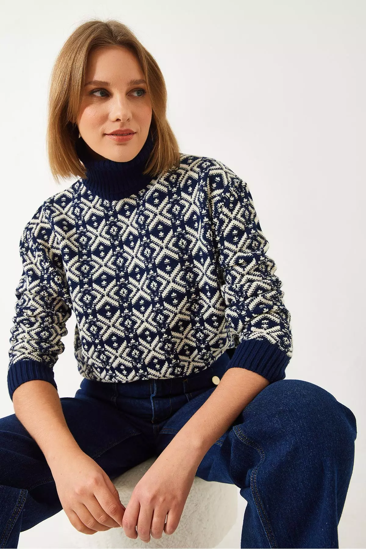 Women's Turtleneck Sweater 20246326